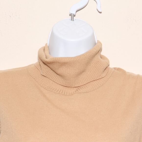 Prague 100% cashmere Turtleneck Sleeveless Sweater Size Large - Picture 2 of 7